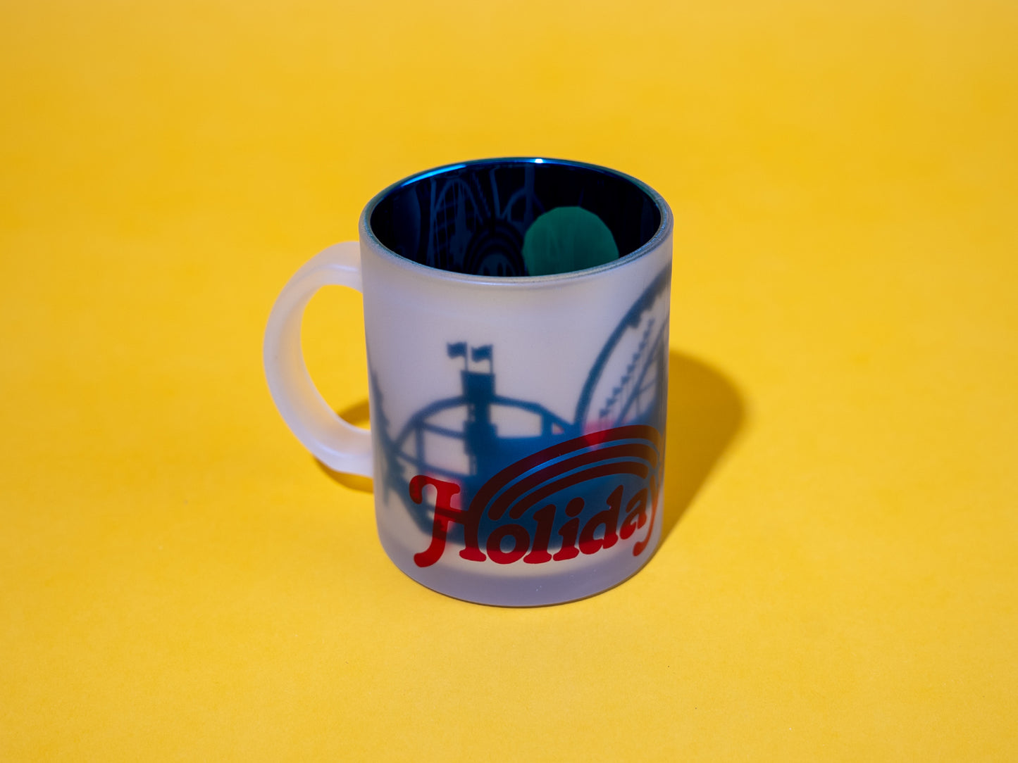 Holiday World & Splashin' Safari Logo Frosted Coffee Cup