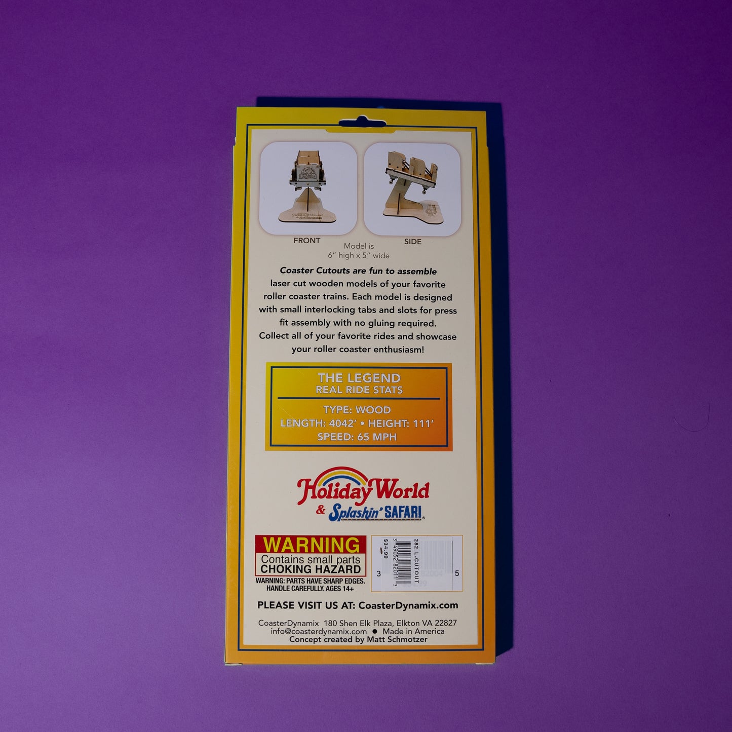 The Legend - Coaster Cutouts