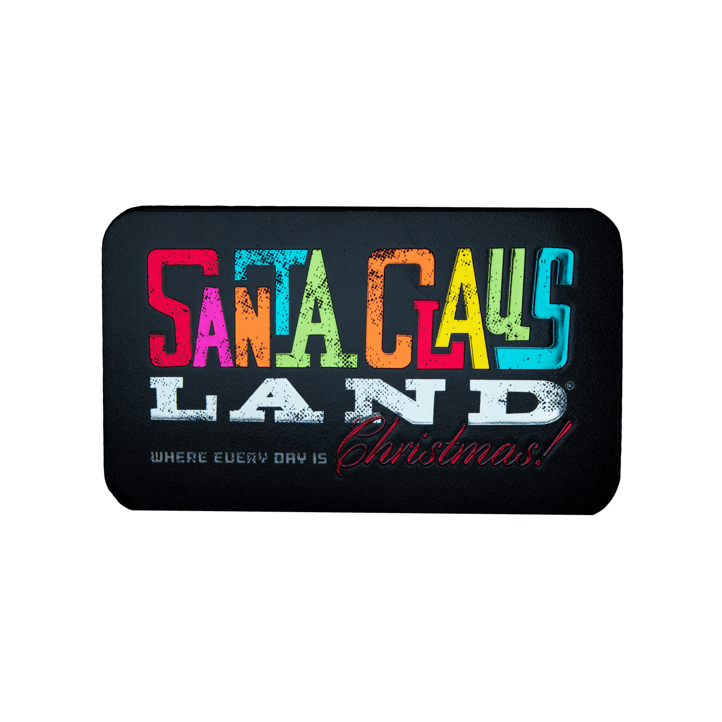 Santa Claus Land Retro Magnet