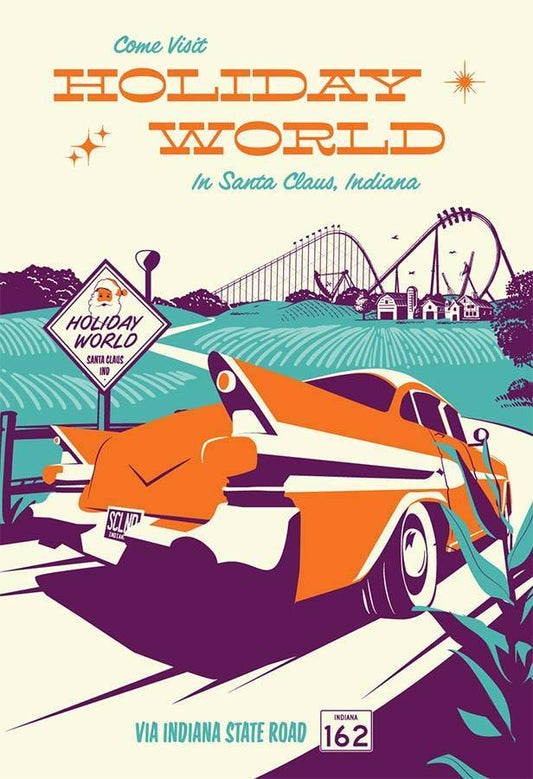Made to Thrill - Come Visit Holiday World Poster