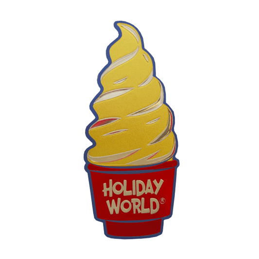 Holiday World Pineapple Ice Cream Magnet