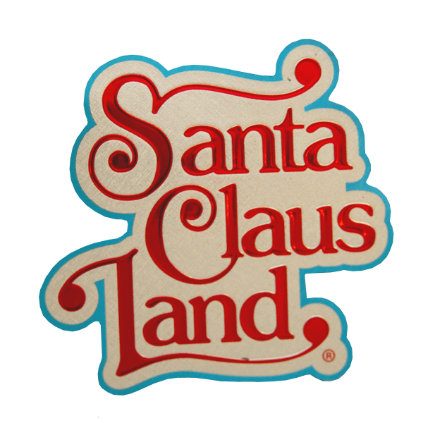 Santa Claus Land Logo Magnet