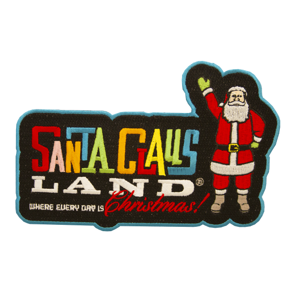 Santa Claus Land logo Souvenir Patch