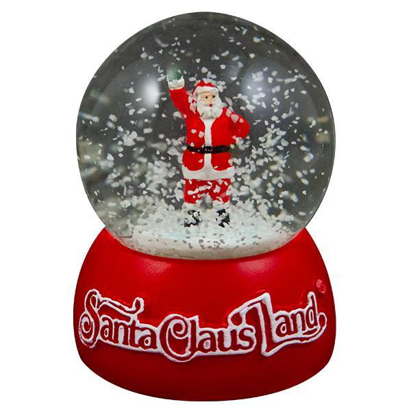 Santa Claus Land Snow Globe, Snowing