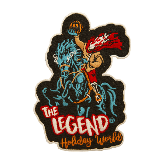 The Legend coaster souvenir patch