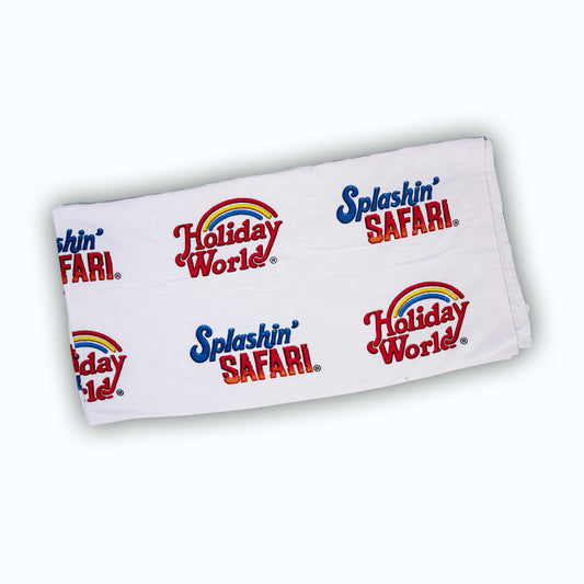 Holiday World & Splashin' Safari White Beach Towel